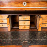 Georgian continental mahogany secretaire bureau
