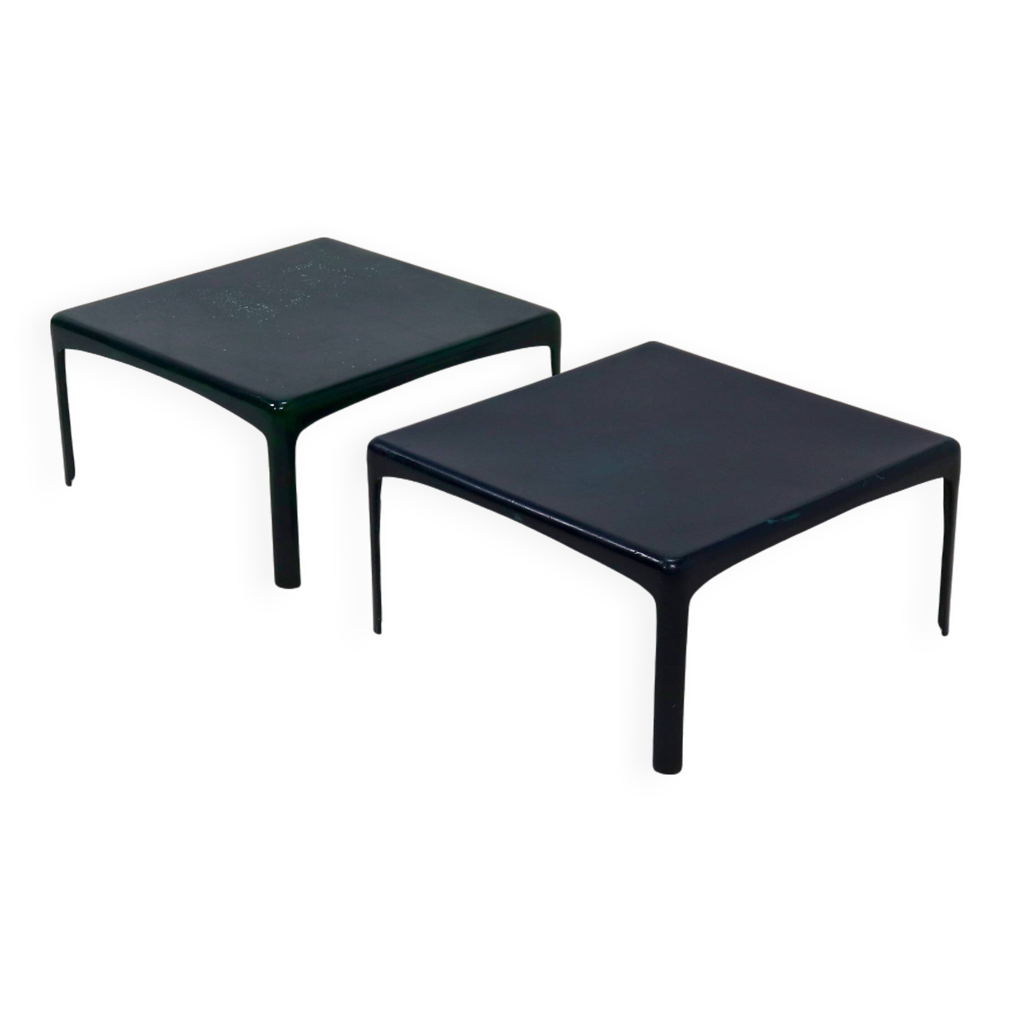 Set of 2 Fiberglass Side or Coffee tables 1960s