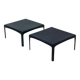 Set of 2 Fiberglass Side or Coffee tables 1960s