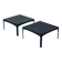 Set of 2 Fiberglass Side or Coffee tables 1960s