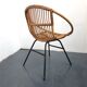 Rattan fifties chair