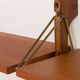 Ergo Wall Unit in teak with 6 shelves and a cabinet by John Texmon for Blindheim Møbelfabrikk