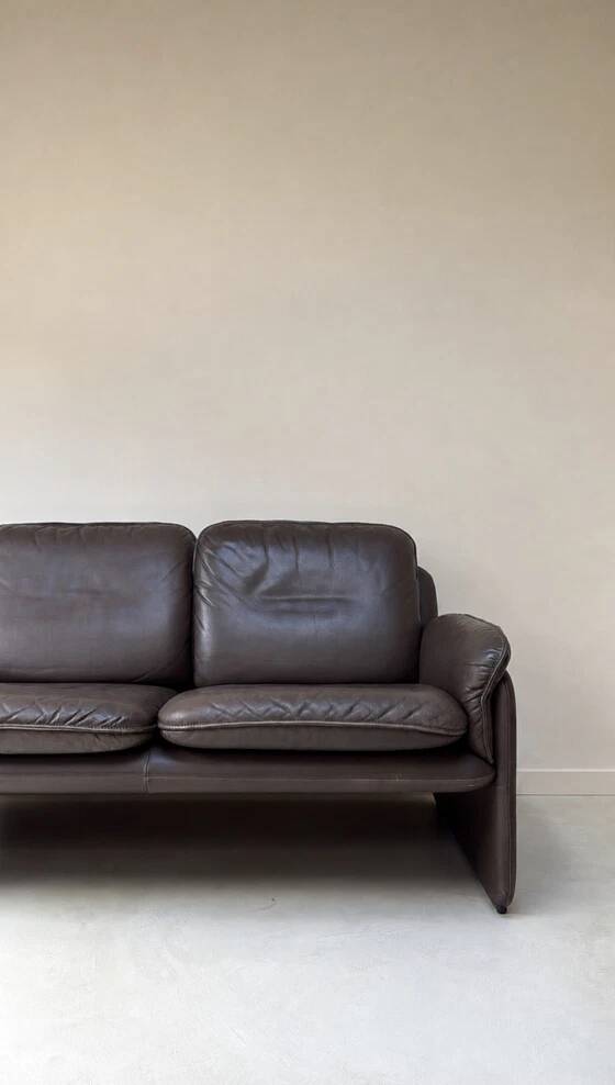 Vintage DS-61 leather 2-seater sofa by de Sede