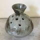 Signed ceramic flower-picker vase