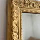 Old rectangular mirror Louise Philippe gilded fireplace 115x156cm