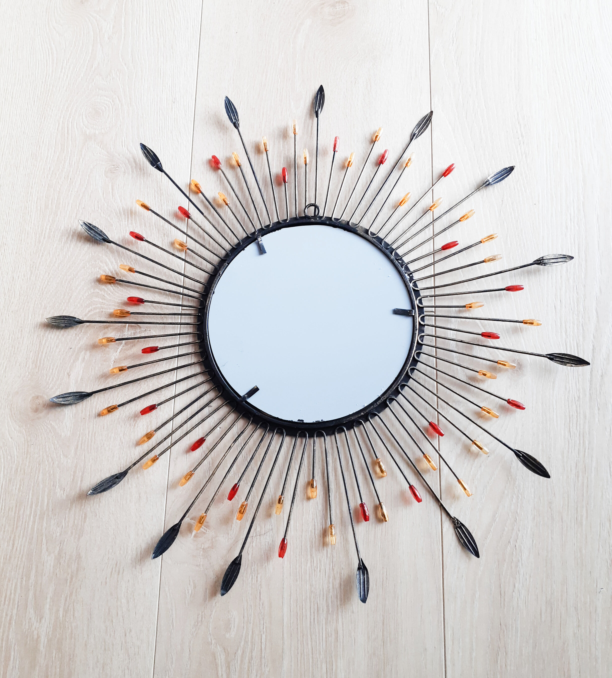 Metal sun mirror , 43 cm