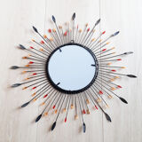 Metal sun mirror , 43 cm