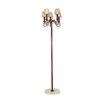 Arredoluce Monza, brass floor lamp from 50s