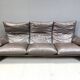 Leather Maralunga sofa set by Vico Magistretti for Cassina, 1973
