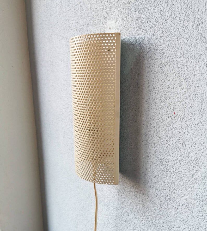 David GL Belysning 70s vintage metal wall lamp