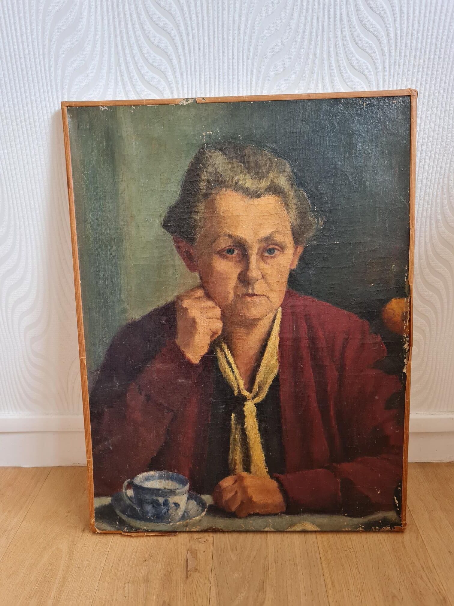 Vintage oil painting