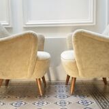 Pair of chairs 50s organic design vintage