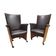 Pareja Sillones “Incontro 5080” Massimo & Lella Vignelli para Bernini, 1991 – Italia
