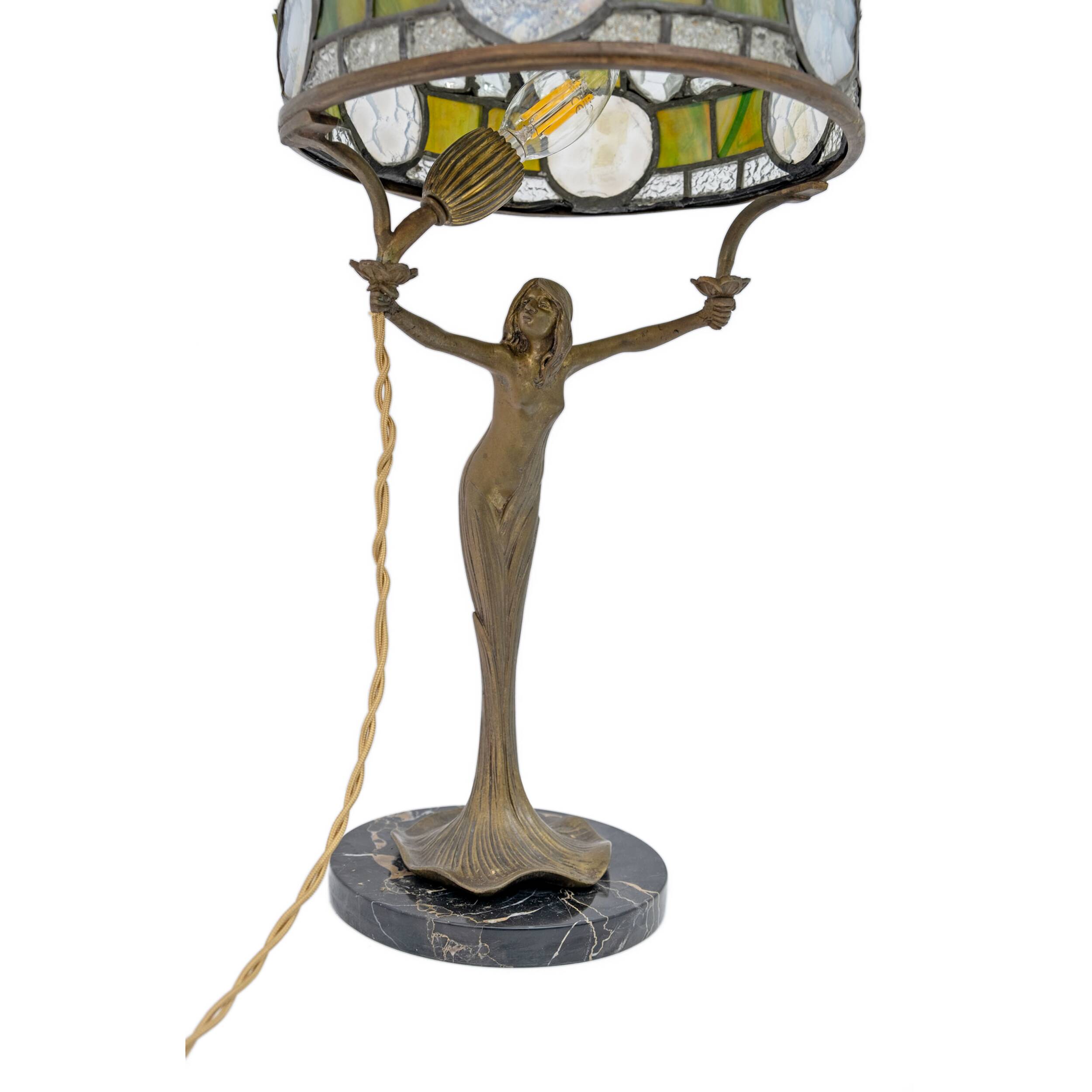 Art Nouveau French Table Lamp 1930s