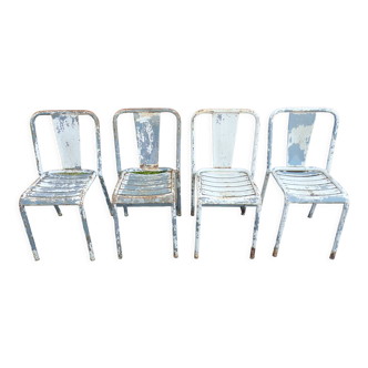 Set of 4 chairs Tolix T4