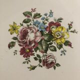 Antique earthenware dish from Luneville China Keller and Guerin 1889 "Chaillot de Vercor"