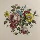 Antique earthenware dish from Luneville China Keller and Guerin 1889 "Chaillot de Vercor"