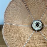 Vintage raffia pendant light