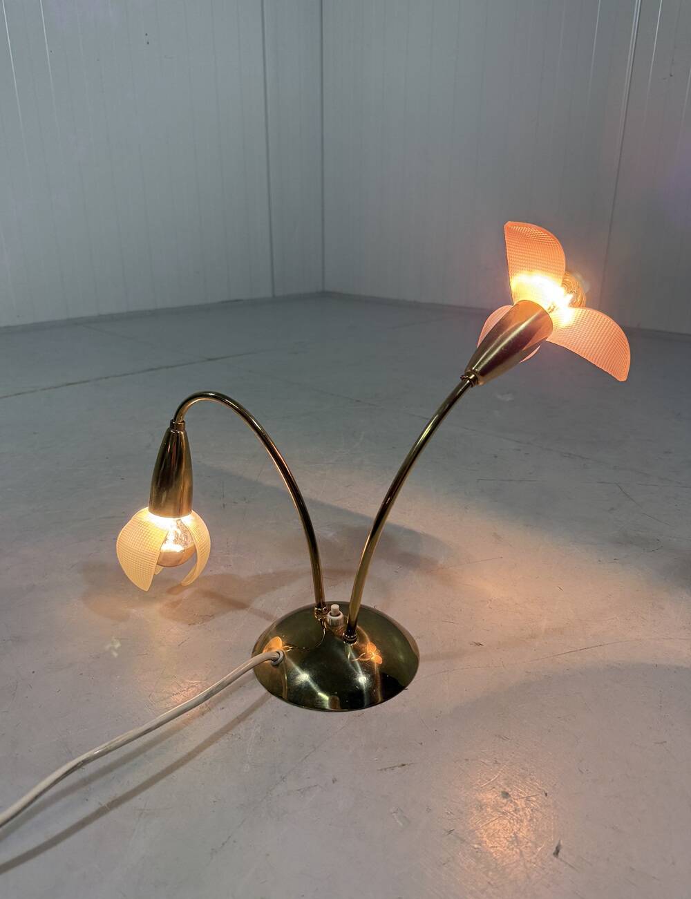 Lampe de table fleur GERU-Leuchten, Allemagne