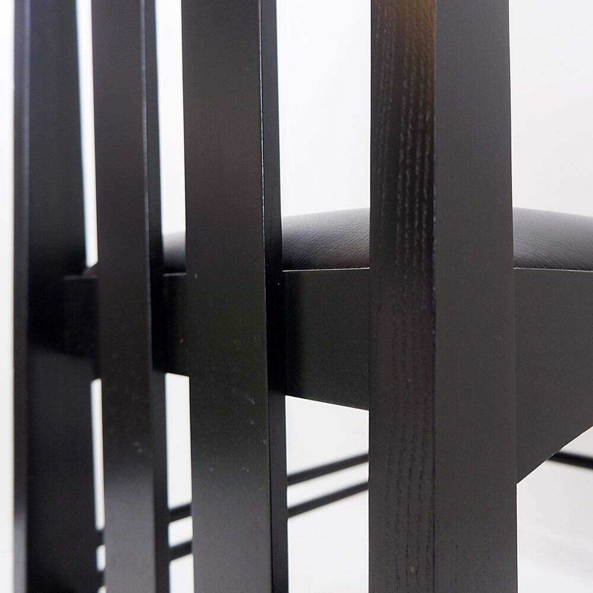 Pair of high-back chairs 'Ingram' by Charles Rennie Mackintosh for Cassina, 1980s