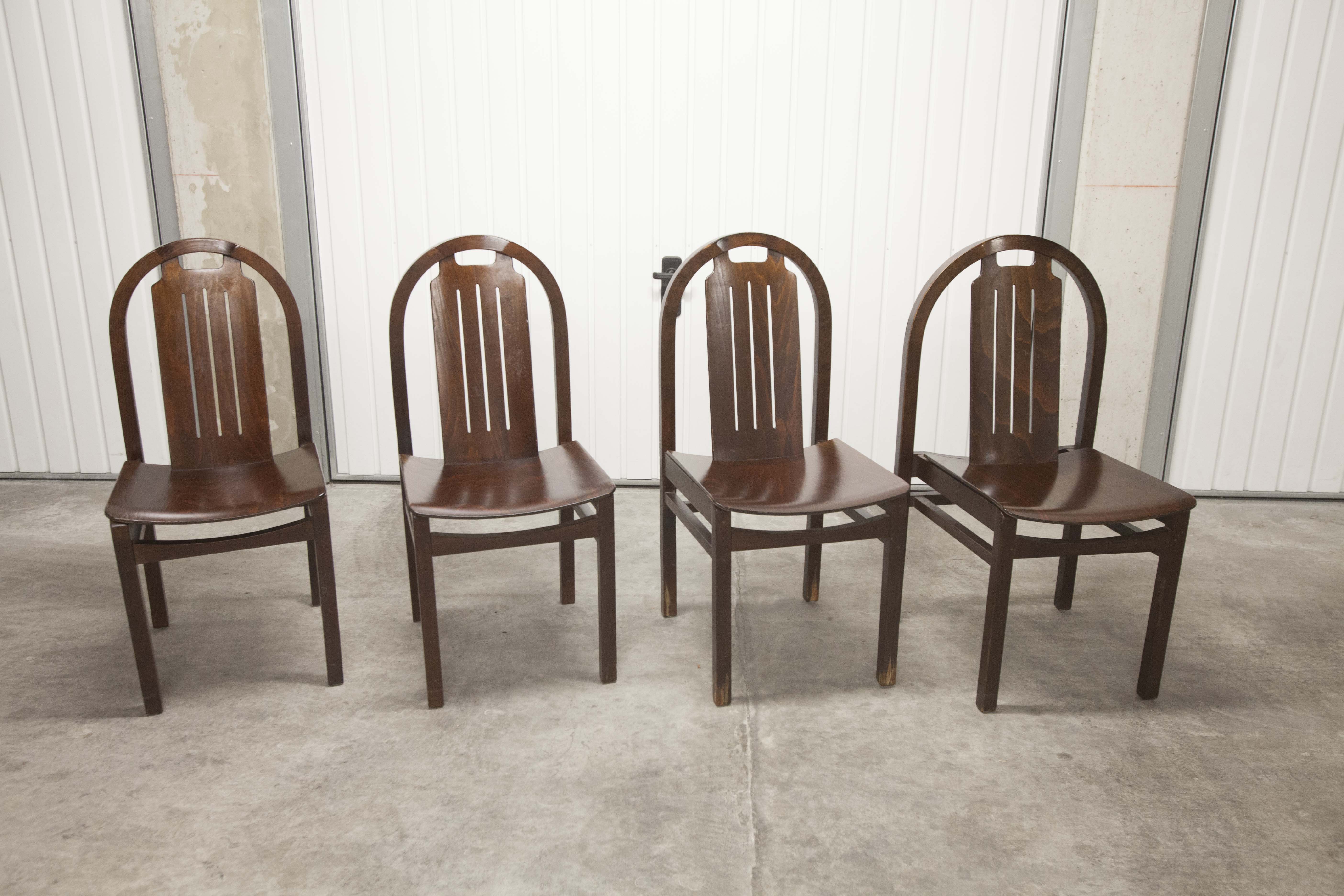 Lot of 4 chairs Baumann model "Argos"