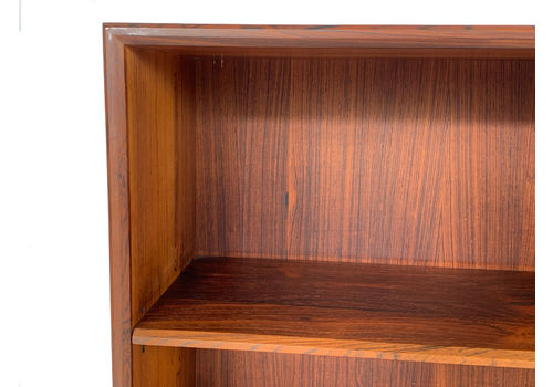 Rosewood Bookcase Solid Frame, Hellerup, Denmark 1960s