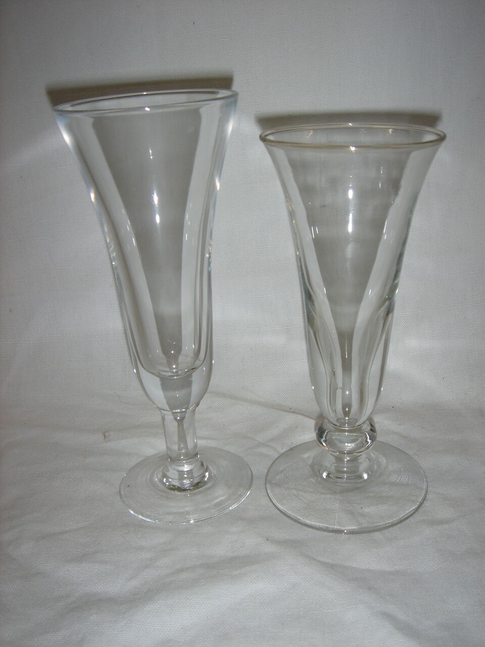 4 old glasses early 20th for wine
