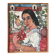 Spanish woman with a red bouquet, signed 1978.