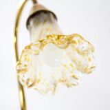Murano glass lampshade table lampshade and brass base