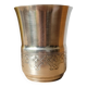 Silver tambourine with diamond pattern