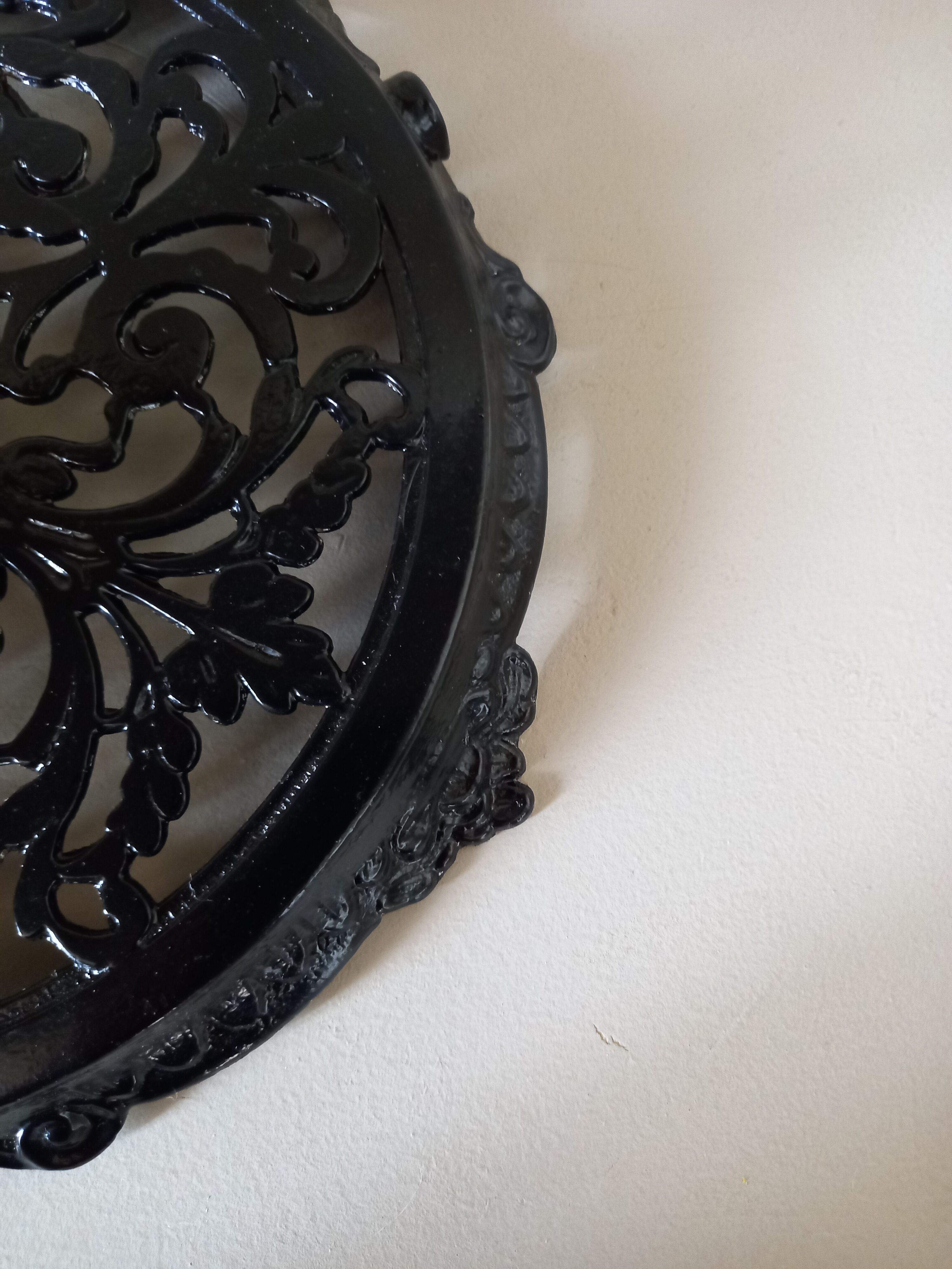 Vintage brass table mat