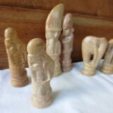 carved stone chess