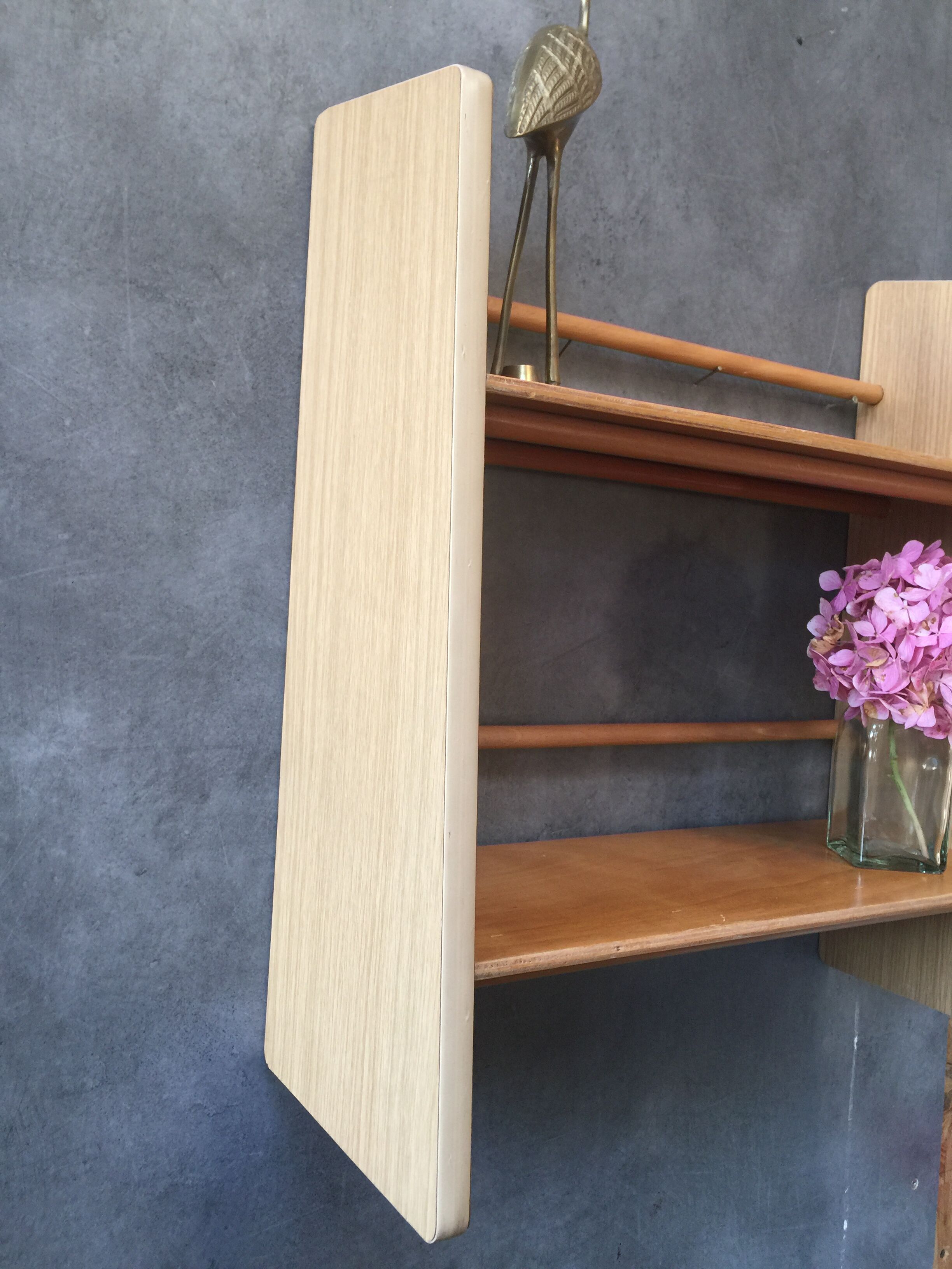 Wooden Formica shelf