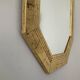 Vintage Deknudt mirror in gilded wood from the 70s