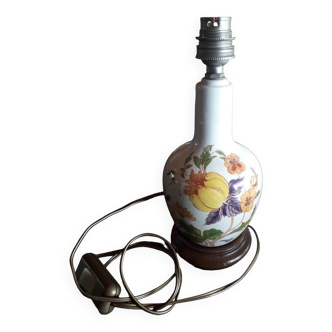 Pied de lampe céramique vintage