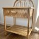 Vintage bamboo bedside table