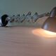 Wall lamp accordion style design industrial workshop
