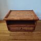 Rattan bedside table from the 1970s-80s.