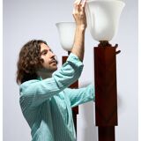 Pair of large floor lamps - Art Deco period