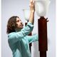 Paire de grands lampadaires - Période Art déco