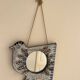 Vallauris earthenware bird mirror