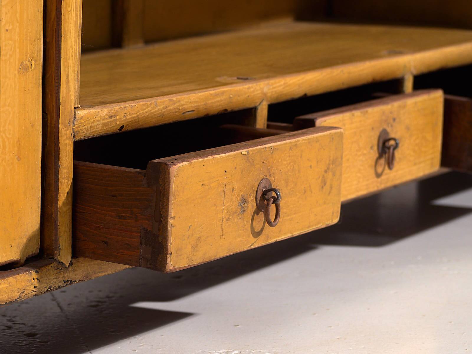 Old yellow low cabinet (c.1900) #19