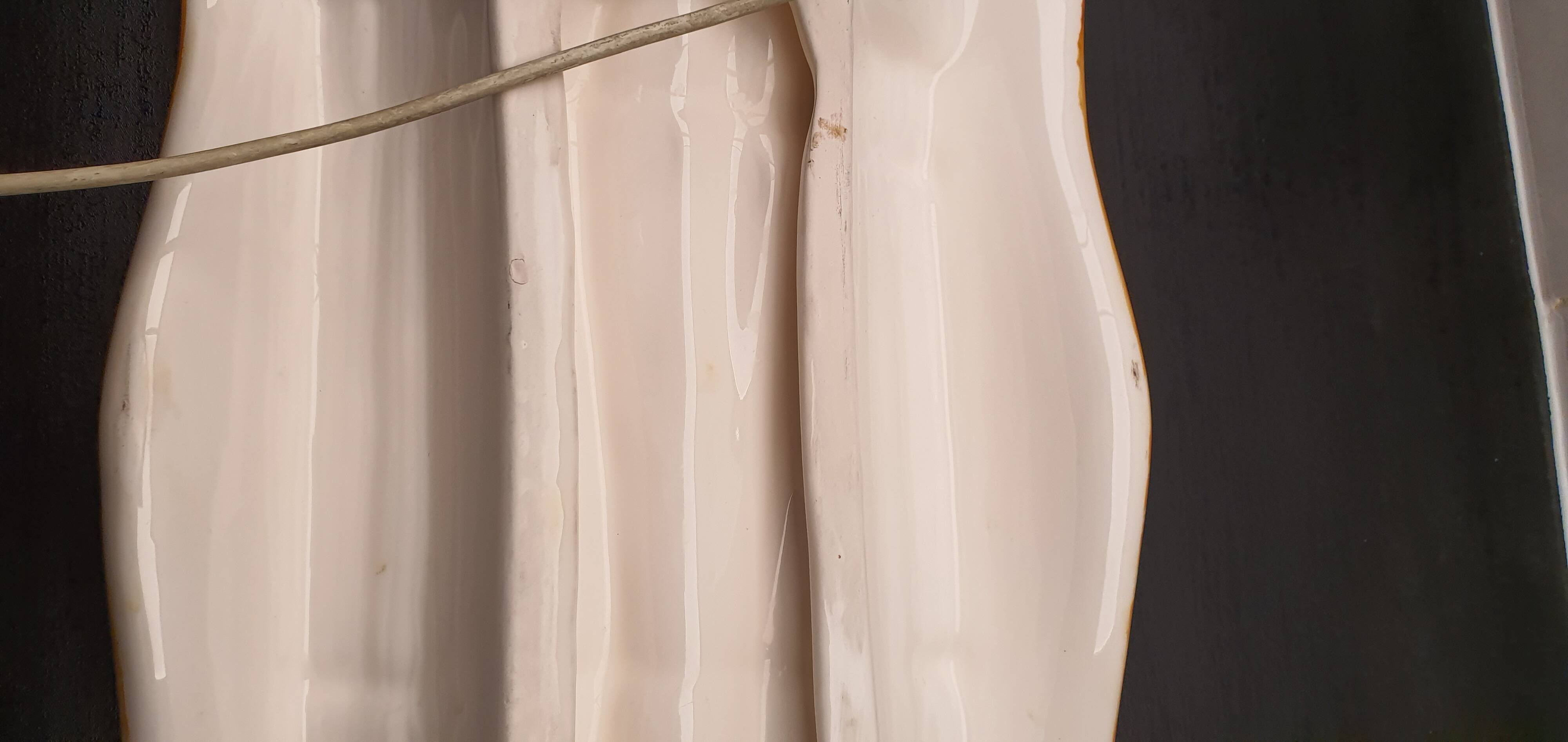 Asparagus dish in earthenware