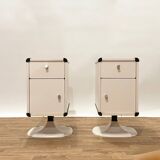 Pair of 70s tulip bedside tables