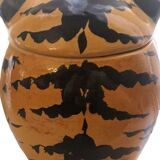 Pot cover in ceramic