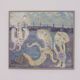Original Swedish Oil on Canvas – “Figures” by JZON – Vintage, Framed