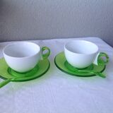 Queensberry Hunt Levien Guzzini cappuccino cups