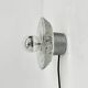 Thick structured ice glass wall light flush mount by Peill & Putzler, 1970s