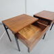 Paire de tables de chevet vintage