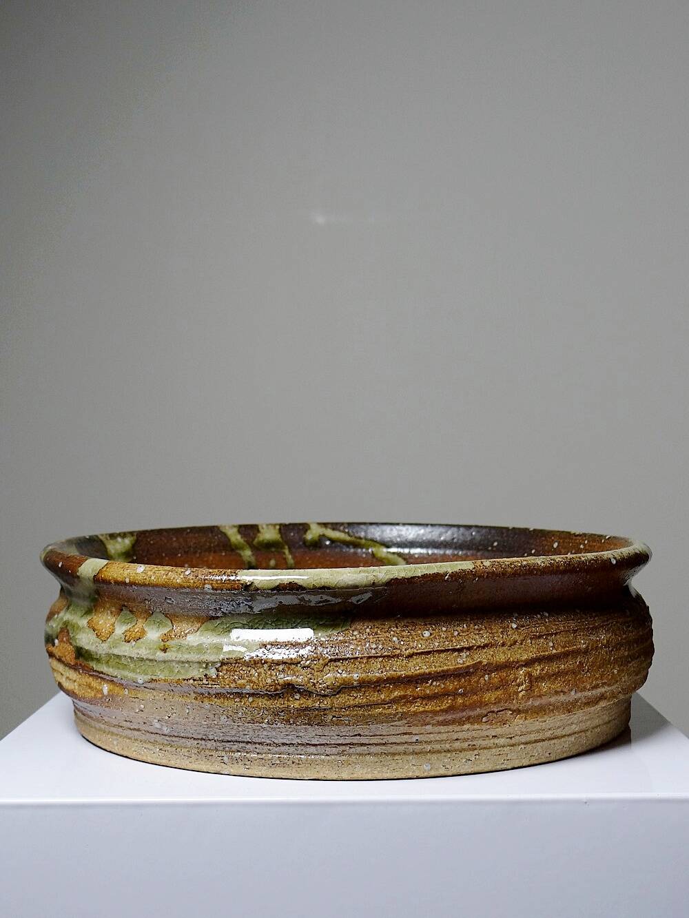 Vintage/Antique Brutalist Japanese Iga Art Ceramic Bowl